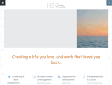 Tablet Screenshot of nevcoaching.com